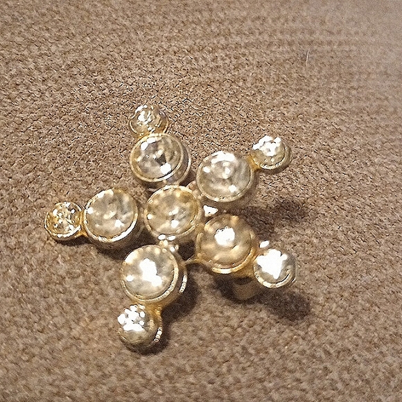 ***1940's Rhinestone Star Bar Pin Brooch*** - Picture 4 of 4